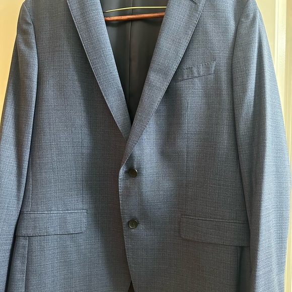 Men’s Hugo Boss Slim fit suit in blue size 44R - Picture 13 of 15